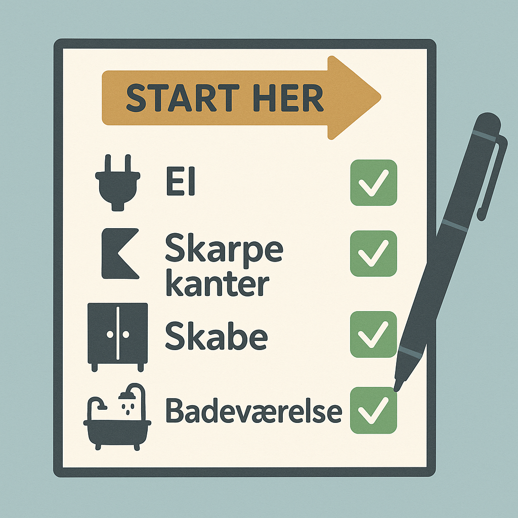 Børnesikring i hjemmet: de vigtigste ting mange overser